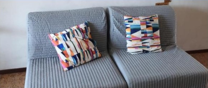 Das Sofa im Wohnzimmer