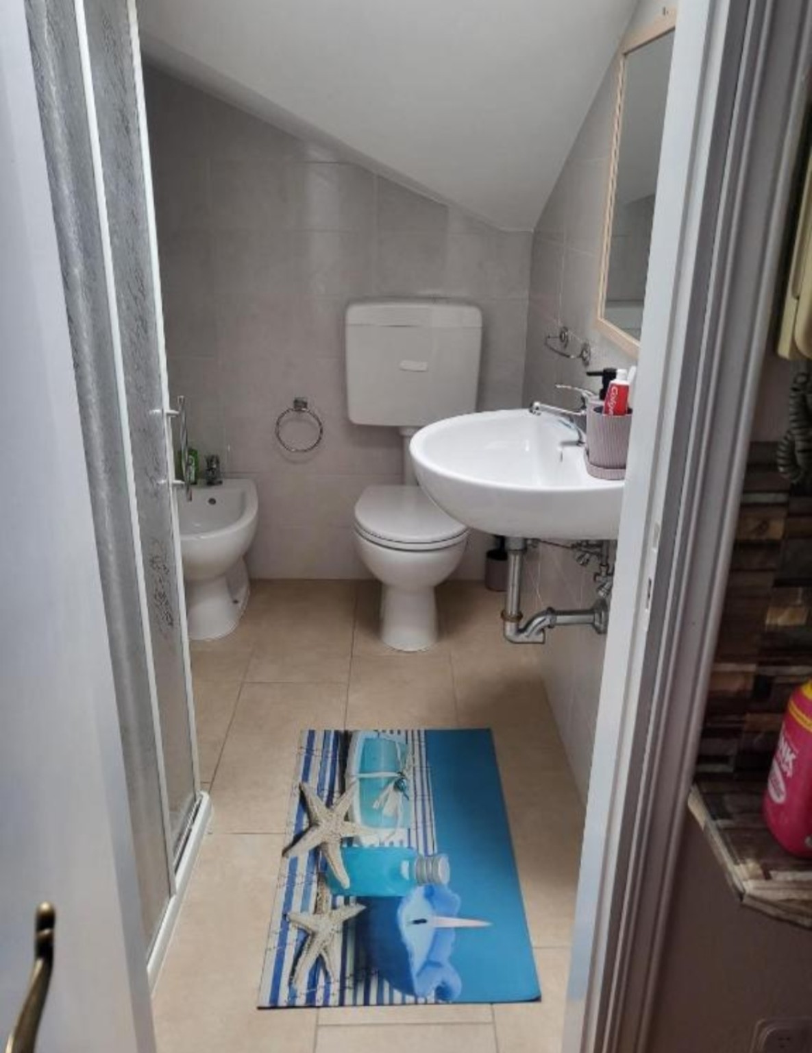 The bathroom